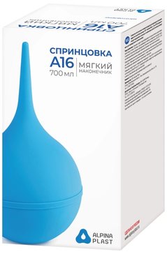 Спринцовка ПВХ с мягким наконечником 700 мл А-16, 1 шт