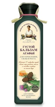 Рецепты бабушки агафьи бальзам укрепляющий густой 350мл сила и рост