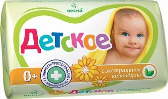 Весна мыло детское 90г с экстрактом календулы