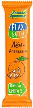 Flax батончик 30г лен-апельсин