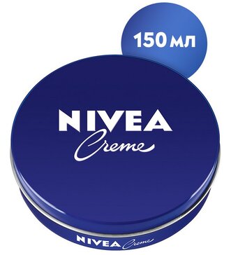 Увлажняющий универсальный крем Nivea Creme для лица, рук и тела с пантенолом, 150 м