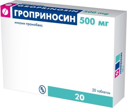 Купить гроприносин таб 500 мг 20 шт (инозин пранобекс) от 715 руб. в городе Москва и Московская область в интернет-аптеке Планета Здоровья