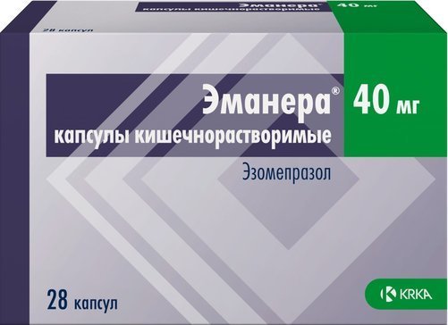 Эманера капс. киш.раств. 40мг 28 шт