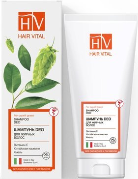 Hair Vital Шампунь для жирных волос 200 мл