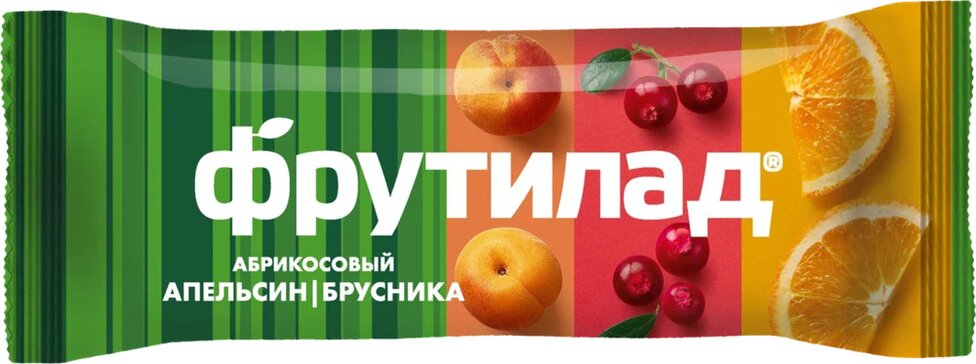 Фрутилад батончик фруктовый 30г апельсин/брусника