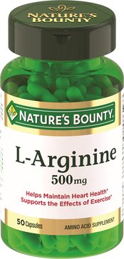 Natures bounty L-Аргинин 500мг капс 50 шт