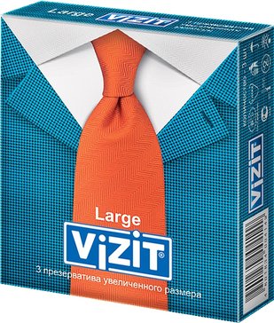 Презервативы VIZIT Large Увеличенного размера 3 шт