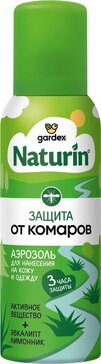 Gardex Naturin Аэрозоль-репеллент от комаров 100 мл