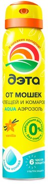 Дэта Aqua Аэрозоль от мошек, клещей, комаров 6 часов 100 мл