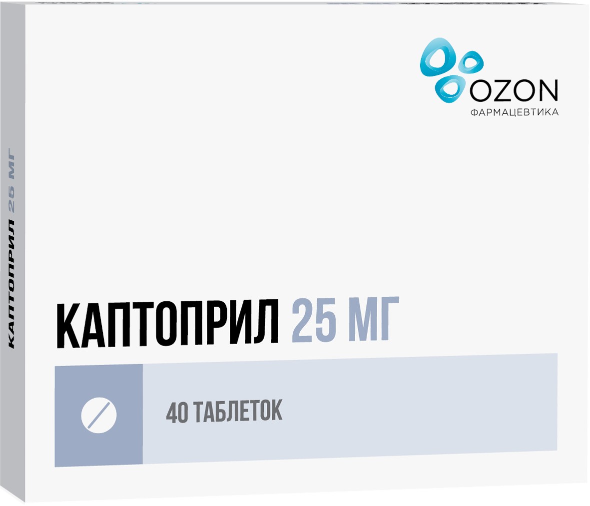 Каптоприл таб 25мг 40 шт озон