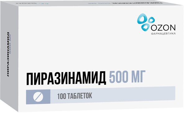 Пиразинамид таб 500мг 100 шт озон