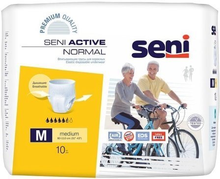 Seni Active Normal Трусики впитывающие для взрослых р.М 10 шт