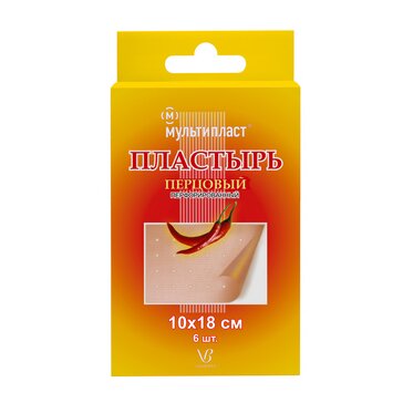 Перцовый пластырь перфорированный 10×18см Vitateka – где купить