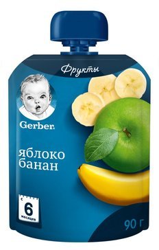 Gerber пюре яблоко, банан 90 г