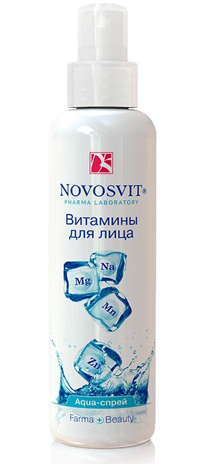 AQUA-спрей Витамины для лица 190 мл Novosvit