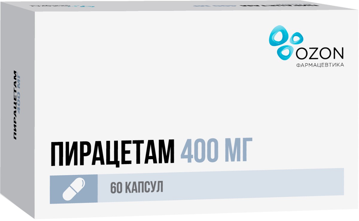 Купить пирацетам капс. 400мг 60 шт озон (пирацетам) в городе Москва и МО в  интернет-аптеке Планета Здоровья