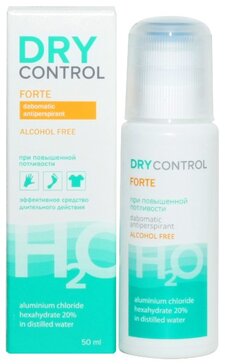 DRYCONTROL Forte H2O Антиперспирант, без спирта, дабоматик 50 мл