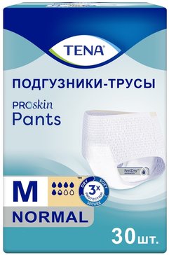 Tena Pants Normal Подгузники-трусы для взрослых р.M 30 шт