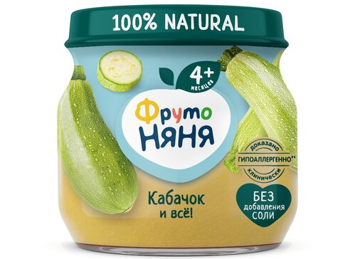 ФрутоНяня Пюре из кабачков 80 г