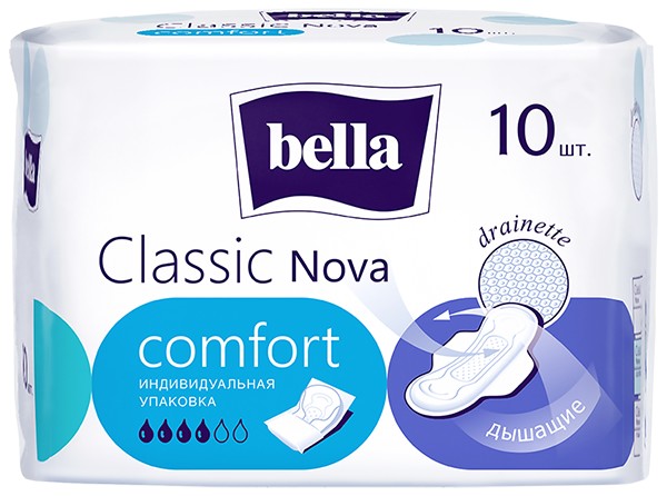 Bella Прокладки Classic Nova Comfort 10 шт