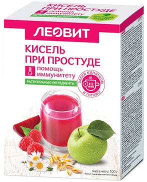 ЛЕОВИТ Кисель при простуде 20г пак 5 шт