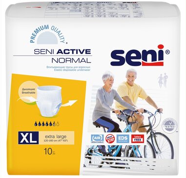 Seni active трусики впитывающие normal /extra large 10 шт