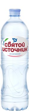 Святой источник вода минеральная негазированная 1л