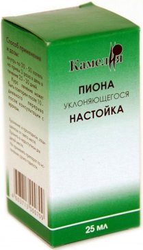 Пиона уклоняющегося настойка 25мл фл.в инд.уп. камелия