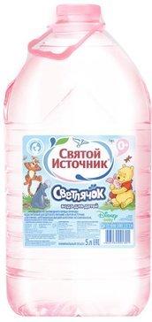 Святой источник вода питьевая для детей 5л светлячок