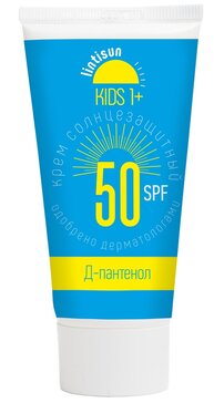 Крем солнцезащитный детский 1+ SPF50 50 мл Lintisun Линтисан