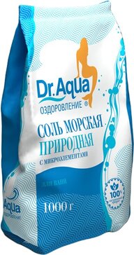 Dr.Aqua Соль морская природная 1000 г