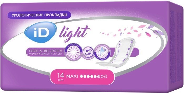 ID light Maxi прокладки урологические 14 шт