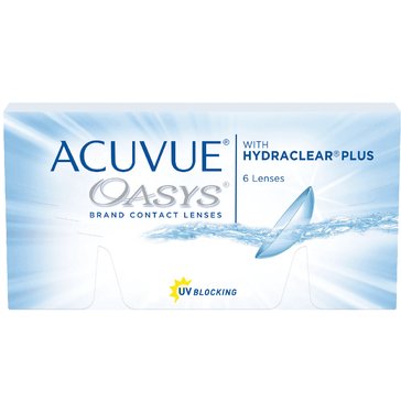 Линзы контактные двухнедельные ACUVUE OASYS with HYDRACLEAR PLUS, D: -7.5, BC: 8.4, 6 шт