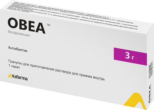 Овеа гранулы для приготовления раствора внутрь 3г 1 шт пакет 8г