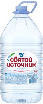 Святой источник вода питьевая негазированная 5л