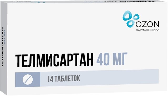 Телмисартан таб 40 мг 14 шт 