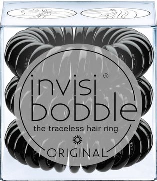 Invisibobble резинка для волос original черная 3 шт