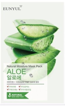 Eunyul natural moisture mask маска для лица тканевая 22мл с алоэ