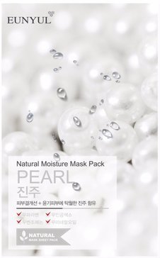 Eunyul natural moisture mask маска для лица тканевая 22мл с экстрактом жемчуга