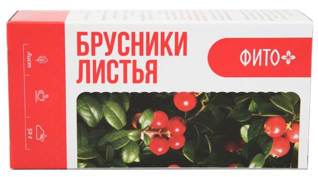 Фито+ брусники листья 50г