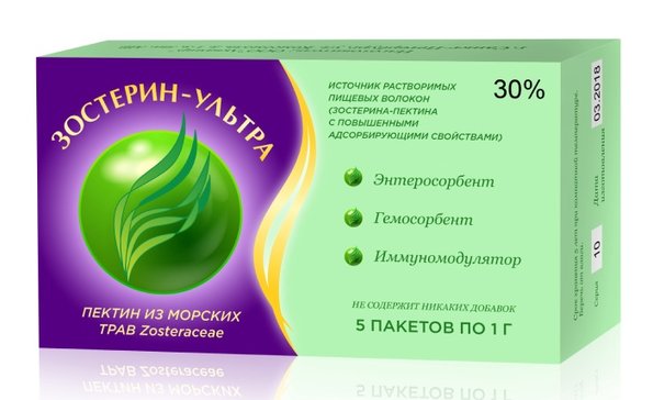 Зостерин-ультра порошок 30% 1 г 5 шт