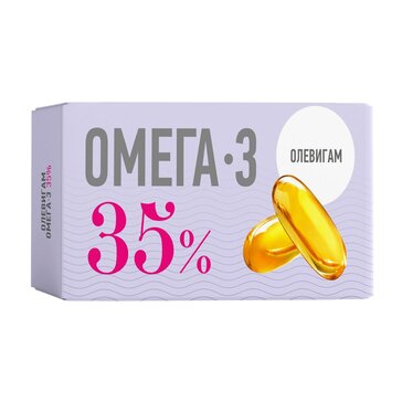 Олевигам Омега-3 35% капс 30 шт