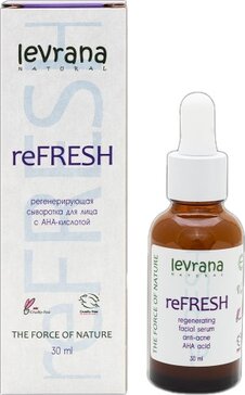 Levrana Регенерирующая сыворотка для лица reFRESH 30 мл