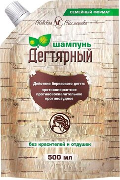 Невская косметика шампунь дегтярный 500мл дой-пак