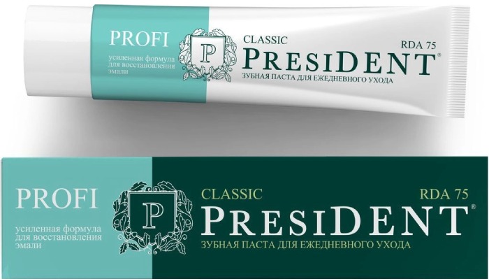 PresiDENT PROFI Classic Зубная паста для ежедневного ухода 50 мл