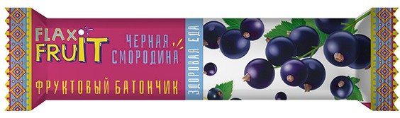 Flax fruit фруктовый батончик 30г с черной смородиной