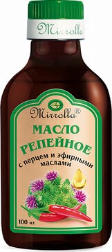 Мирролла масло 100мл репейное с перцем и эф.маслами