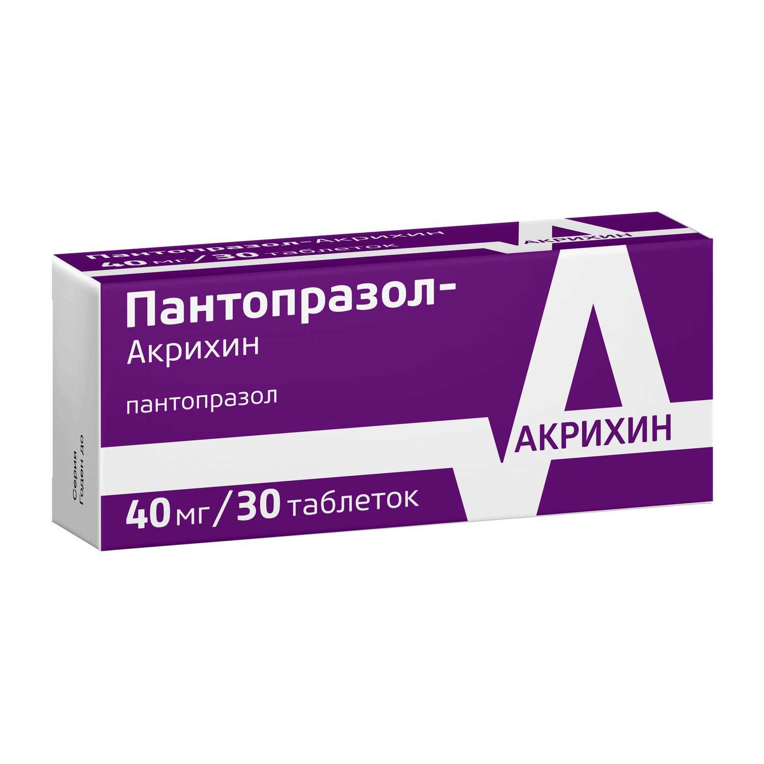 Купить пантопразол-Акрихин таб 40 мг 30 шт (пантопразол) в городе Москва и  МО в интернет-аптеке Планета Здоровья