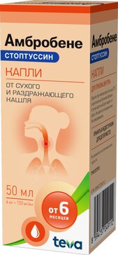 Амбробене Стоптуссин капли для вн.пр. 50мл фл-кап.