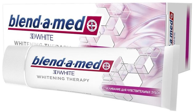 Зубная паста Blend-a-med 3D White Therapy Отбеливание для чувствительных зубов 75 мл